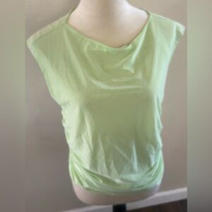 Wild fable Lime Green lightweight sheer back Sleeveless Women's Top size CXL